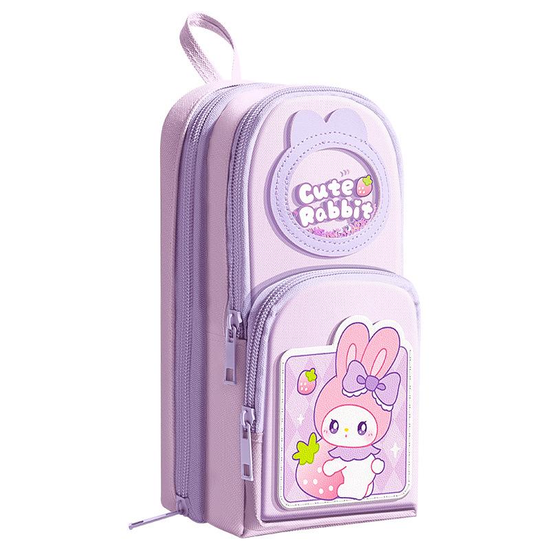 Primary school students carry large-capacity schoolbag pencil case girls stationery box children's multi-functional new pencil case