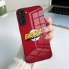 America TV The Big B-Bang Theory Phone Case For Samsung S25 S24 FE S23 S22 S21 Plus S20 Ultra Note20Ultra Black Glass Cover