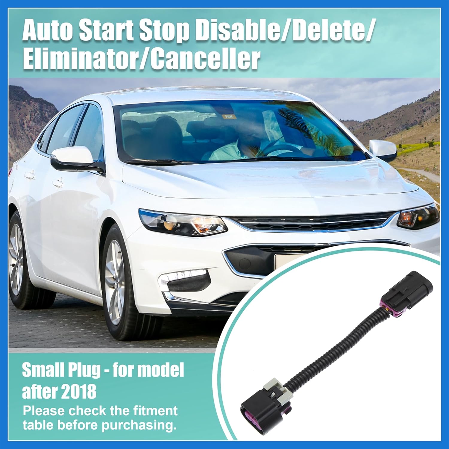 

Auto Start Stop Disable/Delete/Canceller Wire Harness for Chevrolet Equinox Malibu Cruze for Cadillac XT4 XT5 XT6 for Buick Enclave Encore 2019-2023