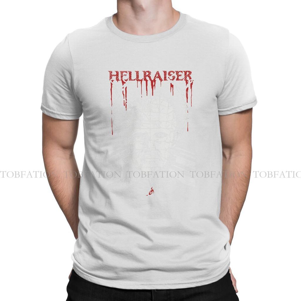 Pinhead Hip Hop TShirt Hellraiser Horror Movie Leisure T Shirt 100 Cotton Stuff For Men Women