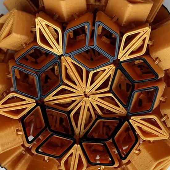 Sea Urchin Stress Relief Toy 3D Printed Movable Ball Sensory Fidget Toy for Adults Anxiety Relief Gifts for Men Women
