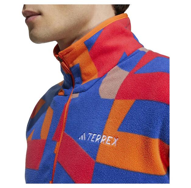 adidas Флисовая на молнии Terrex Multi Printed