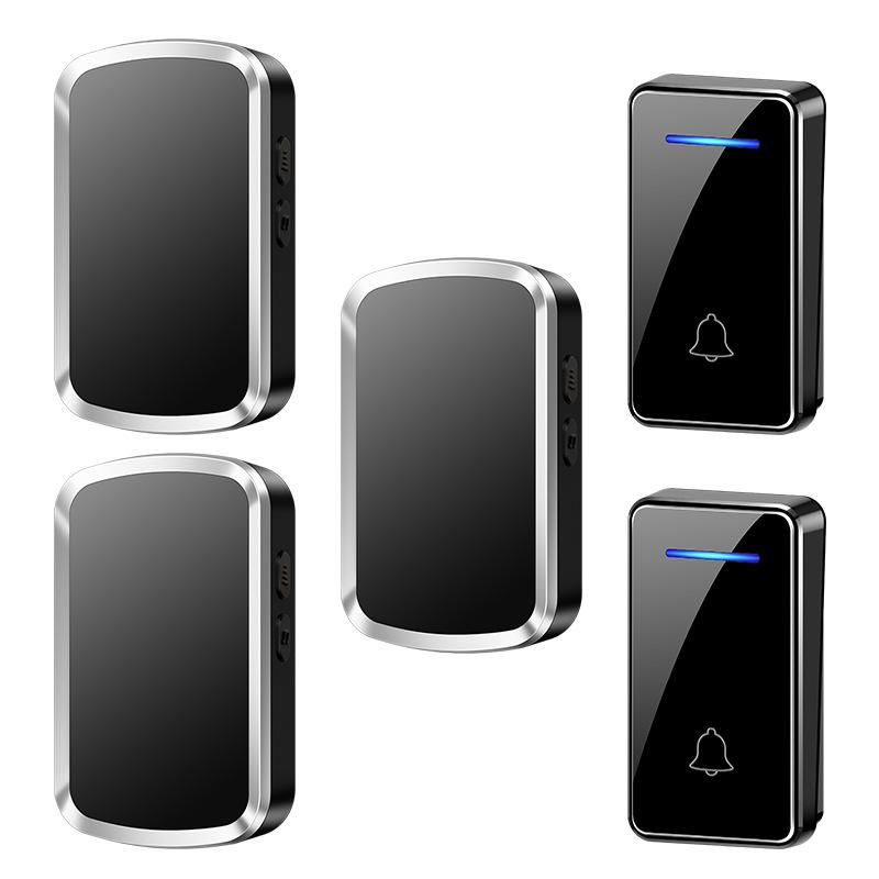 Wireless Self-Powered Digital Doorbell with Call Button (No Batteries Required)