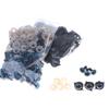 100Pcs 12mm Plastic Eyes for Bear Animal Dolls Safety Type with 50Pairs Suitable for Professional DIY Craft Making