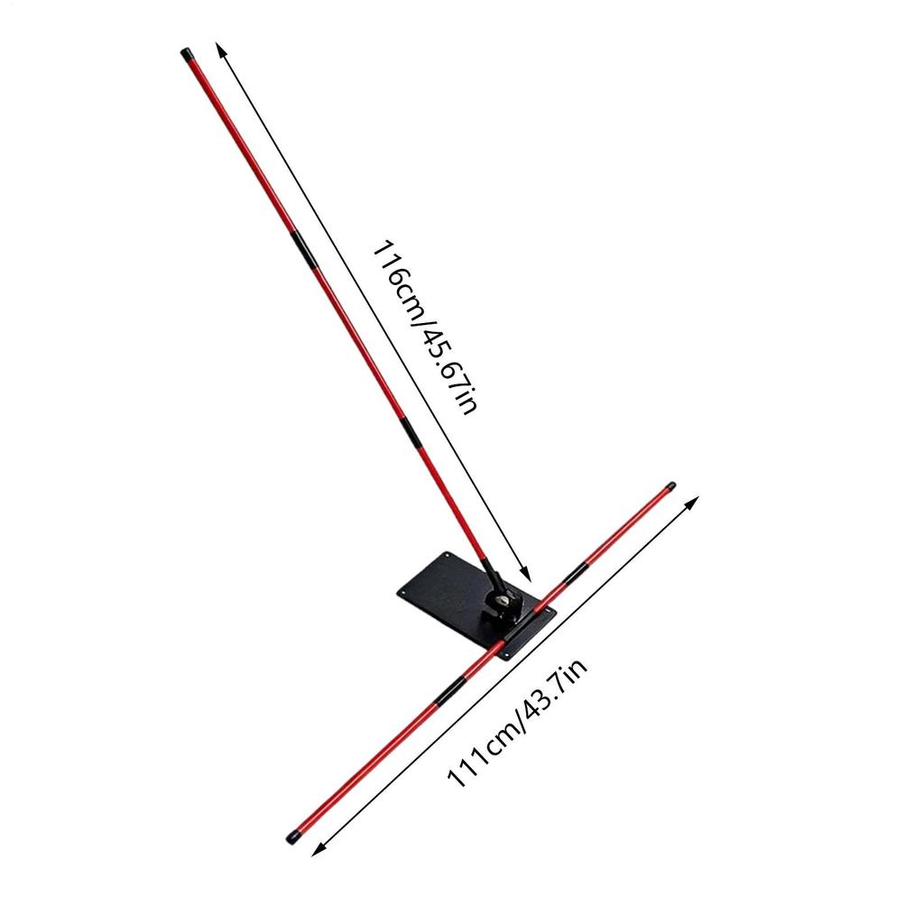 Golf Alignment Sticks With Clear Scale Adjustable Golf Alignment Rods Angle Holder Kit For Putting Improvement Indoor Outdoor