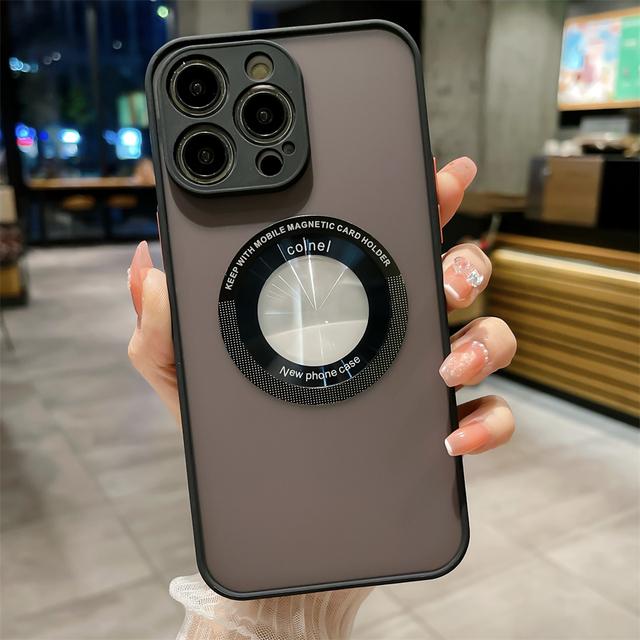 

Роскошный матовый прочный защитный чехол для Magsafe, магнитный чехол с беспроводной зарядкой для Iphone 14 13 12 11 Pro Max 14plus, полупрозрачный чехол For iPhone14 Pro Max