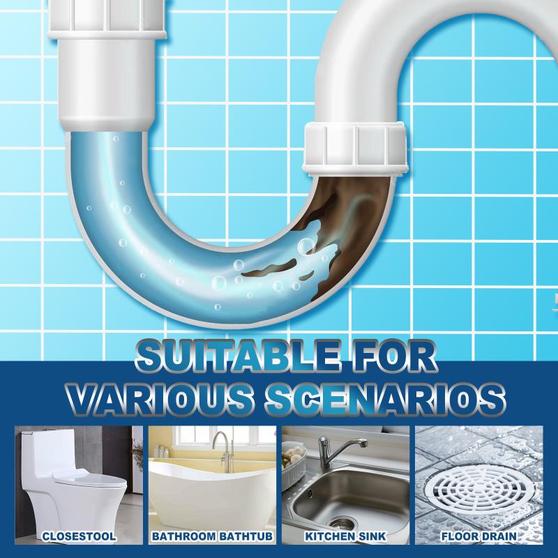 Dredging agent Effervescent tablets Bathroom kitchen sink drain cleaner Effervescent tablets drain dredge for bathroom, toilet