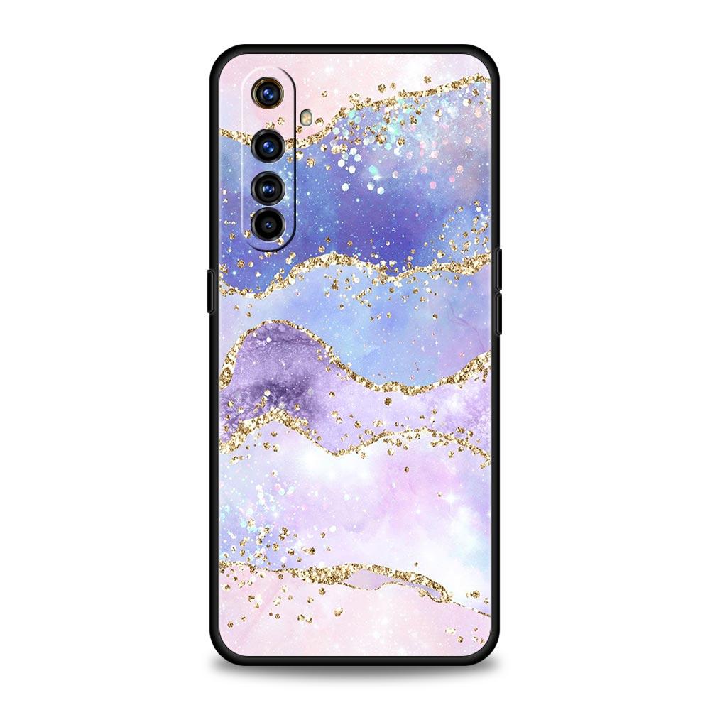 

Блестящий агатовый мраморный чехол для телефона Realme GT Neo2 3 для Realme 9 8 7 6 GT2 Pro Plus 5G 8i 9i C3 C21 C11 C25 C35 C21Y Realme C21