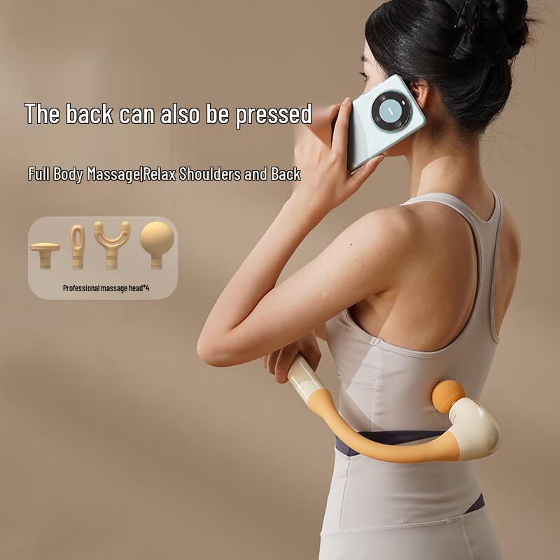 HEZHENG Curved Fascia Massage Gun CN Plug (adapter Included)