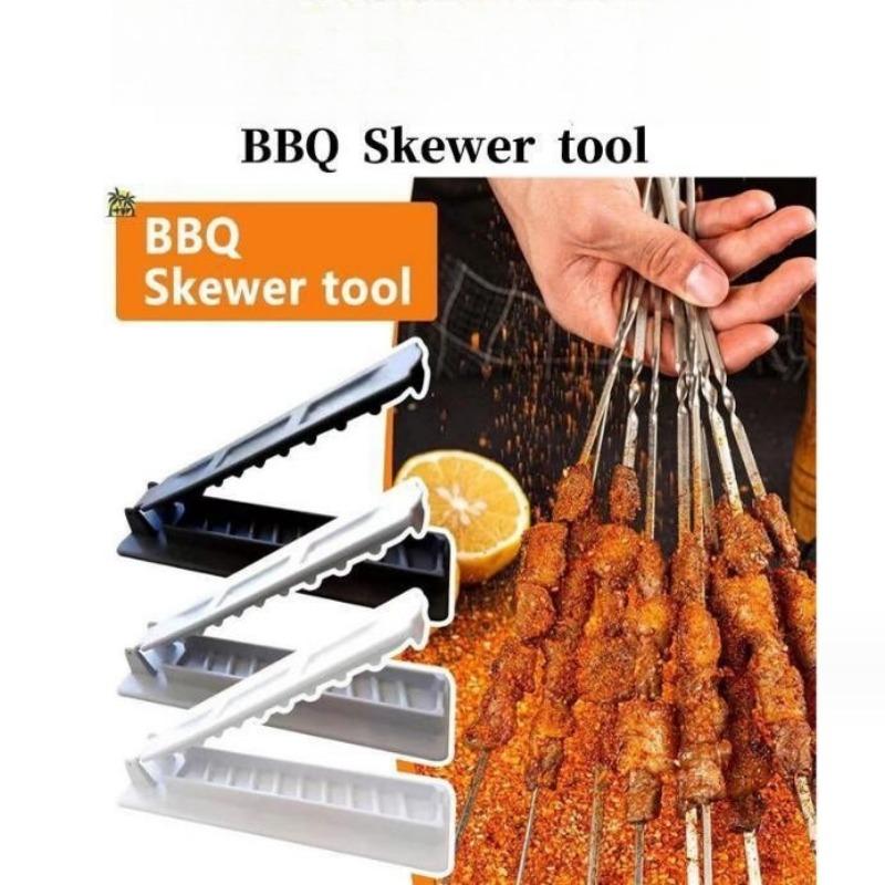 1PC Pinchos Fabricante de Kebab Pinchos para Barbacoa Pinchos para Barbacoa al Aire Libre Herramientas para Carne