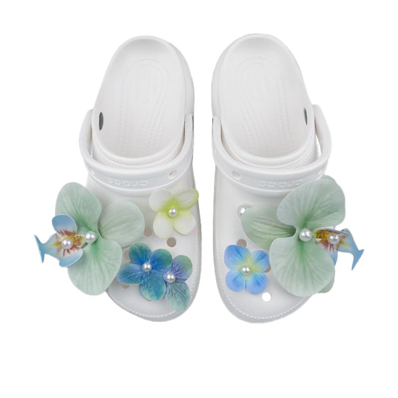 Crocs Classic Platform Clog EVA GGMZ Escape Diary Empty Valley Orchid Spring Atmosphere Elegant Hole Shoes Women's White