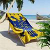 STVV Print Beach Towel, Large Soft Quick Dry Towel for Beach Camping Swimming