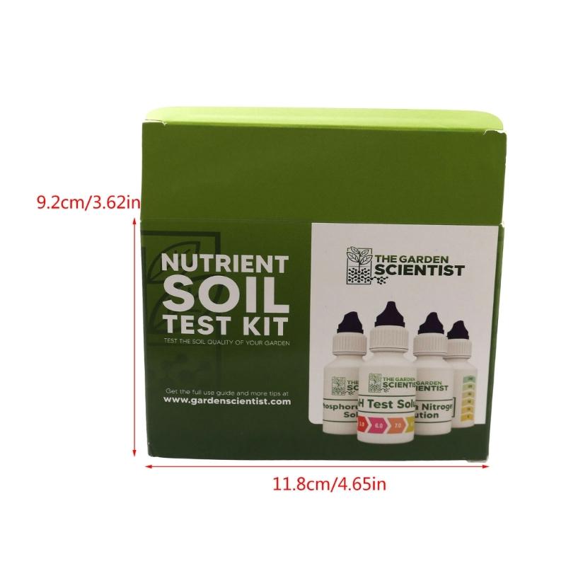 Soil Test Set Liquid Solution Nitrogen Phosphorus Potassium Measuring Soil Test Set for Agriculture Gardening