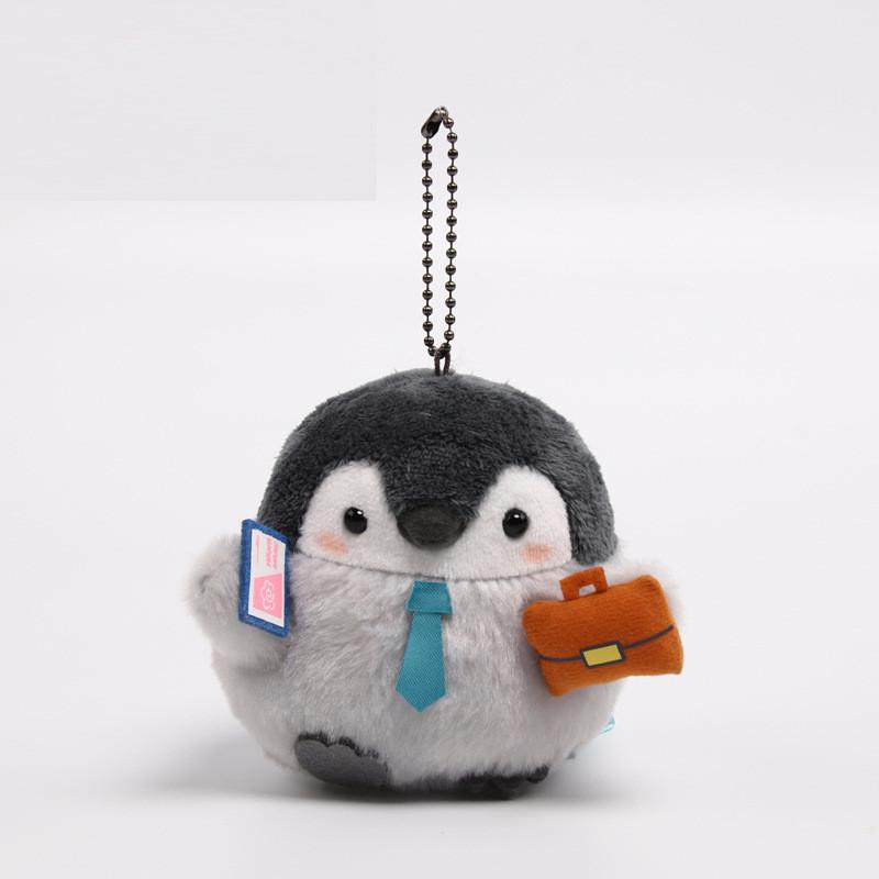 Toy Plush Penguin Keychain Pendant Stuffed Doll Cartoon Kawaii Decor Backpack