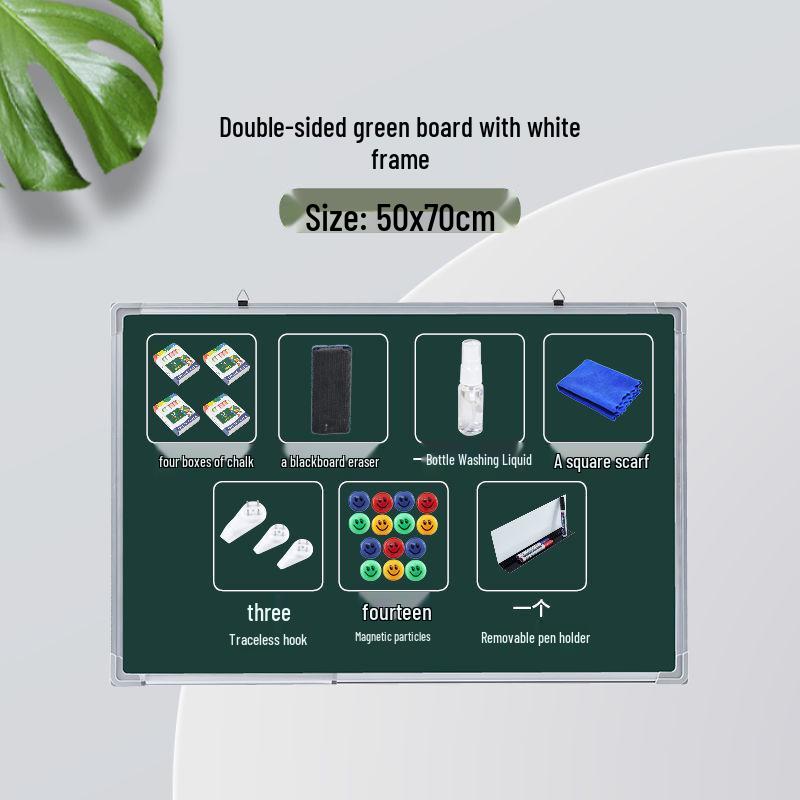 Children's Erasable Magnetic Blackboard for Home, Teaching, and Office Use