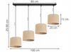 Hanging Lamp, Ceiling Chandelier, Lampshade 20 Cm