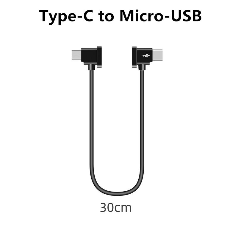 Data Cable for DJI Mavic 3/MINI 3 Pro/MINI 2/FPV/POCKET 2/AIR 2S/ Air 2/OSMO/Avata Pocket Accessory TYPE C IOS USB Android Wire