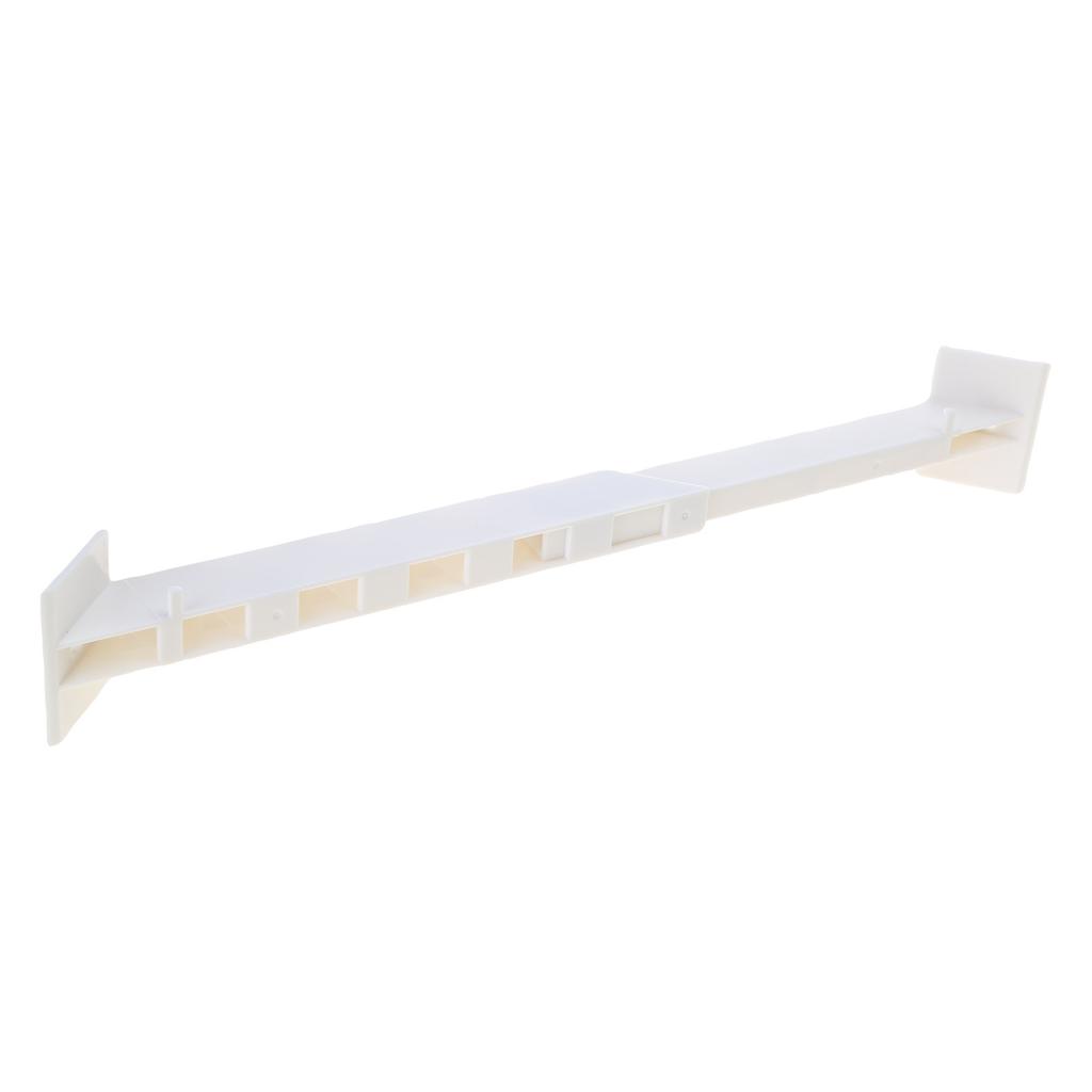Bathroom Corner Storage Bar Stick on Shower Shelf Holder Expandable RVs Shower Organizers Rack Corner Wall Shelve Fence