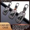 Fashion Car Flip Key Case Cover for Hyundai Solaris Creta Ix25 Kona Tucson Sonata FE I40 Elantra Ix35 I20 Ix45 HB20 Accent
