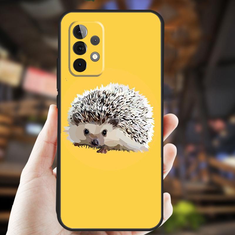 Animal Hedgehog Case For Samsung Galaxy A05 A06 A22 A53 A33 A26 A16 A56 A36 A32 A52 A54 A34 A14 A55 A15 A35