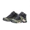 New SALOMON Shock Absorbers Waterproof And Breathable Support Grip Mid Top Hiking Shoes Unisex Gray Green 477546