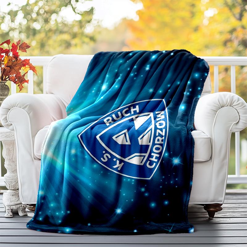Couverture Flottée Douce Chorzów, Jeté Toutes Saisons, Design pour Camping, Voyage en Voiture, Randonnée, Canapé, Lit, Bureau, Cadeau Parfait pour les Fêtes