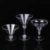 10Pcs Transparent Plastic Wine Glass Recyclable Reusable Shatterproof Wine Goblet For Champagne Dessert Beer Pudding Party