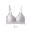 Women's Seamless Wireless Camisole Bra with Breathable Glitter Straps and Soft Support