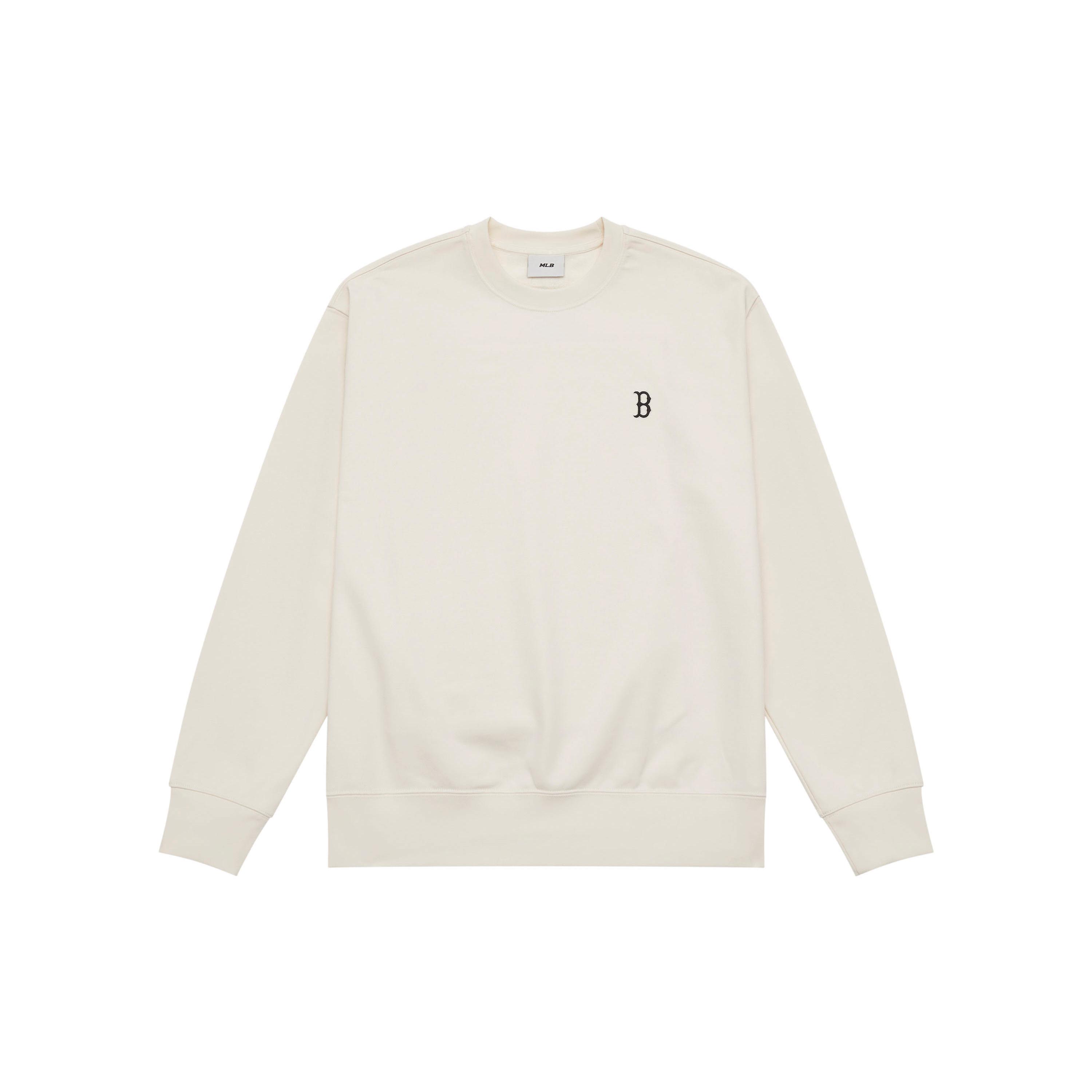 MLB Boston Red Sox Basic Collection 24FW American Vintage Sweatshirt Unisex Dark Cream 3AMTB9144-43CRD XS