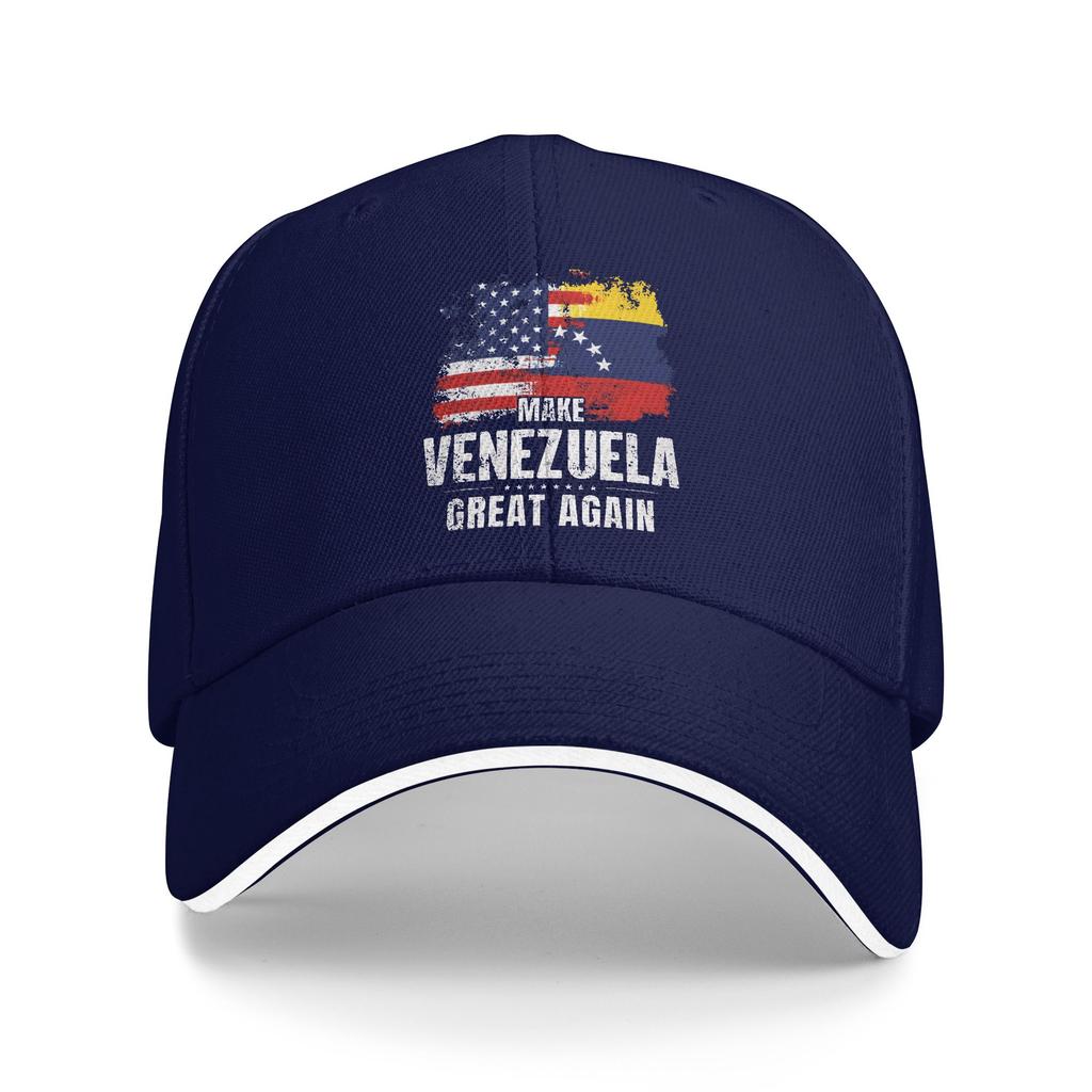 Baseball Cap Make Venezuela Great Again Merch Unisex Style Casquette Caps Hat Classic Outdoor Running Golf Adjustable Sun Cap