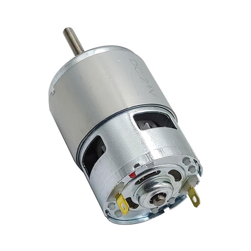 1 db 755 DC Motor 18V 120W Golyóscsapágyas Nagy Nyomaték Elektronikai Alkatrész Motor Kerti Szerszámokhoz Tartozékok