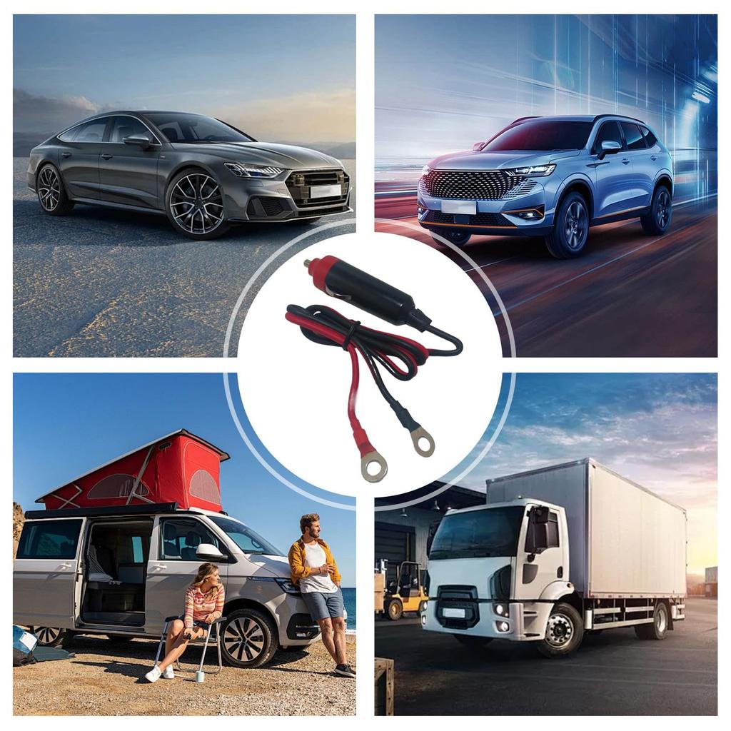 Stecker für Auto / 24V Netzteilkabel Stabile Langlebige Bakelit-Ersatzstecker | Für Anfänger und Fortgeschrittene für verschiedene Kfz-Anwendungen