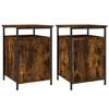 VidaXL Bedside Tables 2 Pcs Smoked Oak 40x42x60 Cm Engineered Wood 825868