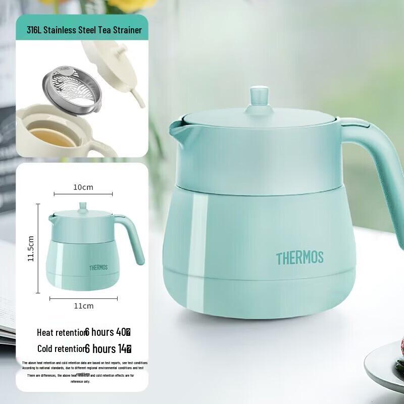 Thermos TCHC-580S Insulated Glass Tea Pot, 590ml