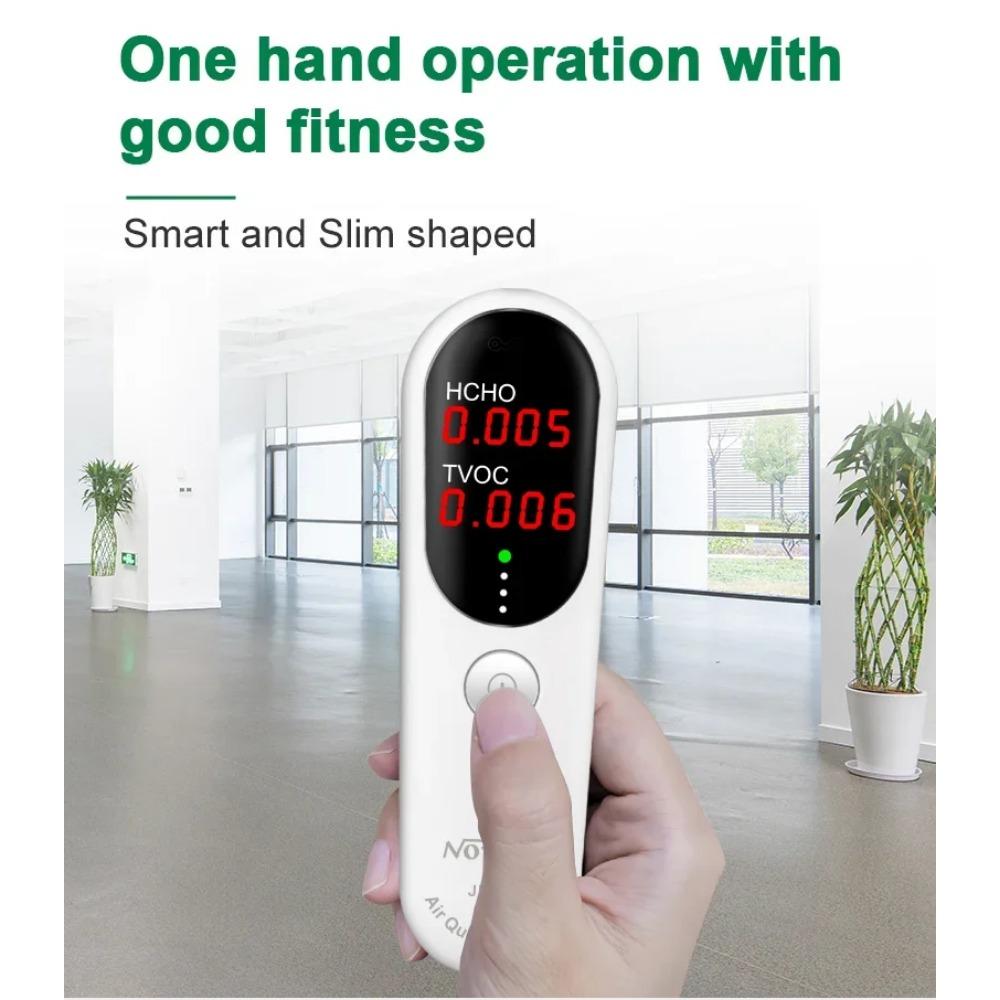 Air Monitor Tester JMS11 HCHO TVOC Air Quality Detector Gas Formaldehyde Test Indoor Pollution Meter For Car Home Office