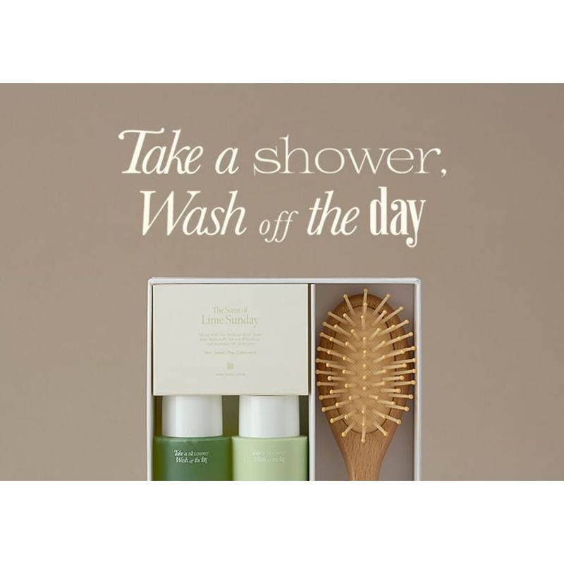 anillo Lime Sunday Refresh Hair & Brush Mini Set