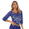 Damen Bauchtanz Kostüm Bauchtanz Münz Top Bauchtanz Crop Top Halloween Auftritt Kostüm Bauchtanz Outfit