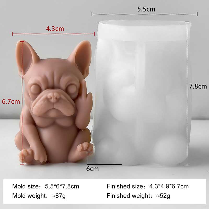 Alpine Cow Yak Turtle Unicorn Silicone Candle Mold Cartoon Animal Dragon Puppy Plaster Rein Molds Home Decoration Making