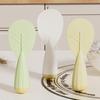 Non-Stick Standing Rice Spoon with Weighted Bottom Plastic Rice Ladle Heat-Resistant Scratch-Free Space-Saving Kitchen Gadget