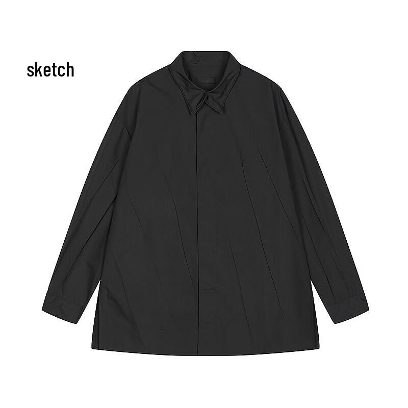 CROQUIS Men s 2026 Spring Long Sleeve H-Line Shirt S