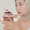 fillow puffy double heart ring