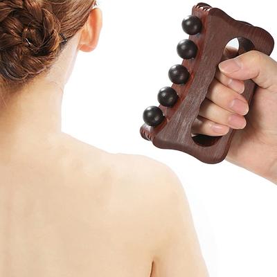 1 Pieza Masajeador de Drenaje Linfático Madera de Haya Herramienta Gua Sha Para Cuerpo Raspador de Masaje Manual Para Celulitis Paleta Gua Sha Corporal
