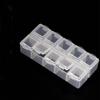 Transparent Bead Organizer Plastic Storage Boxes Fishing Tackles Transparent Jewelry Box  Table