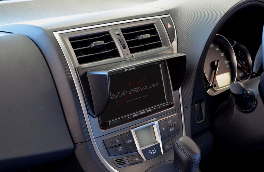 SILKBLAZE Navigation Visor for Toyota Ractis SB-NAVI-015