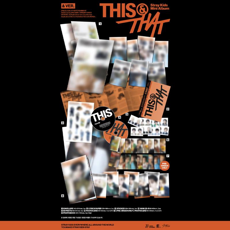[PRE ORDER] Stray Kids – THIS & THAT (& Ver.)