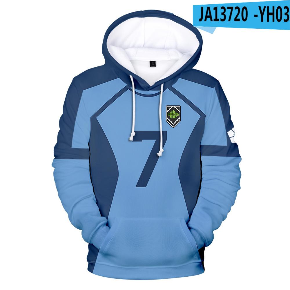 Anime BLUE Hoodies 3D Print Hoodie Men/women Long Sleeve Fashion Hooded Men Fashion Kids Hoodie Y2K Unisex Clothing