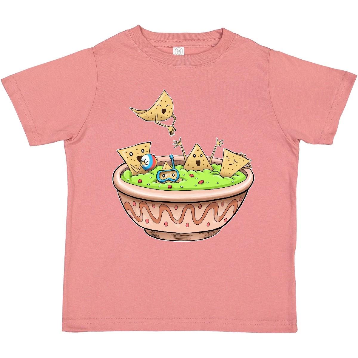 Inktastic Nachos Partying In Guacamole Toddler T-Shirt Food Avocado Guac Nacho 110