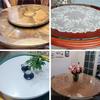 Glass Table, Glass Plate, Round Table, Diameter 11.0 - 38.6 inches (28 - 98
