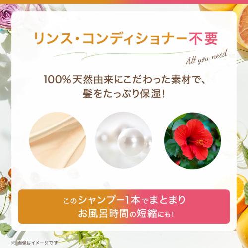 Haru Kurokami Shampoo Set (400ml / Citrus & Lavender Blend / 1 Bottle Each) Amino Acid-based Scalp Shampoo Scalp Care Sensitive Skin Non-silicone Sham