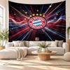 Nástěnná tapiserie Bayern Mnichov, Nástěnný závěs z měkké látky, Dekorativní pozadí pro ložnici, Domácí nástěnné umění
